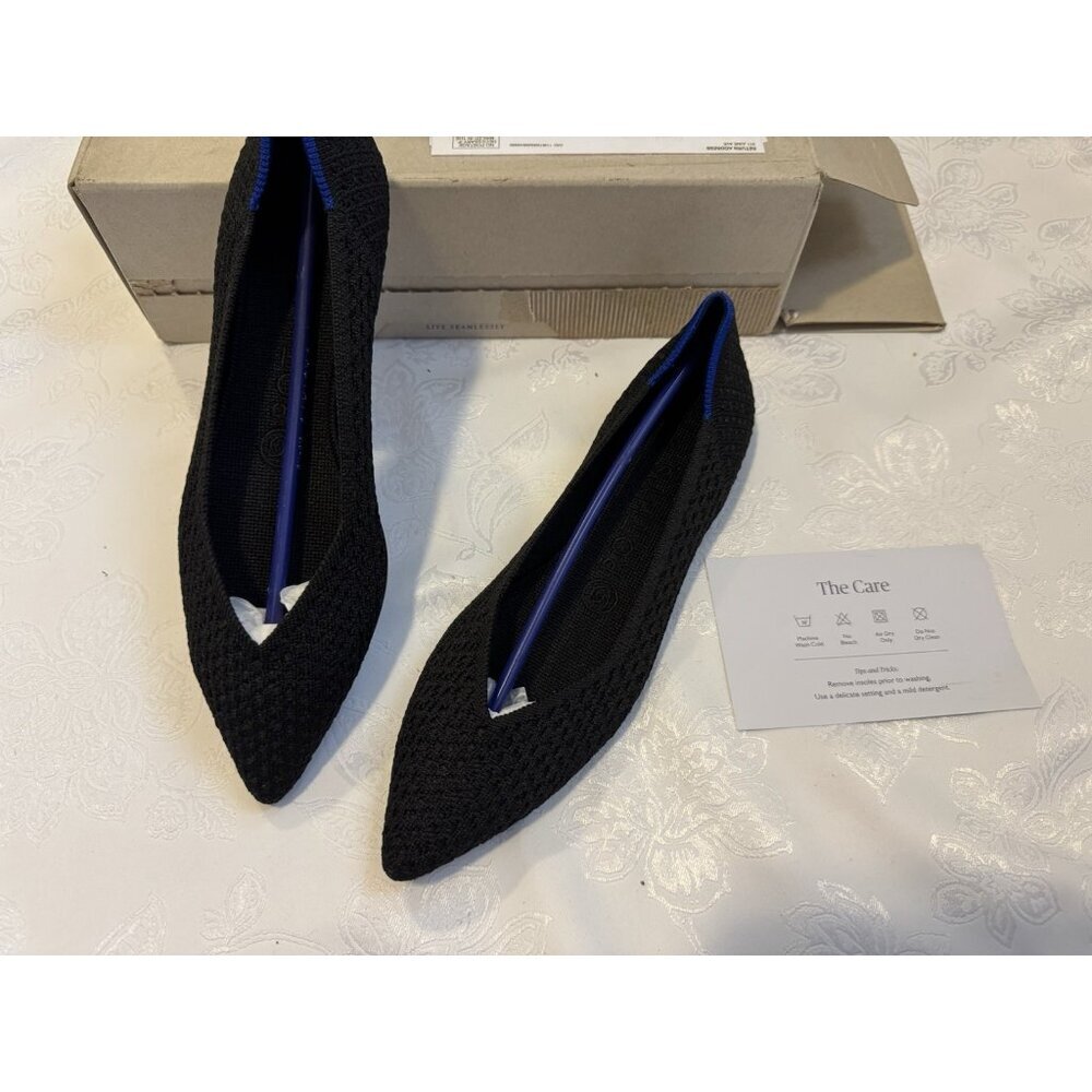 Rothys Flats Womens 9 The Point Honeycomb Slip On Shoes Classic Comfy $155